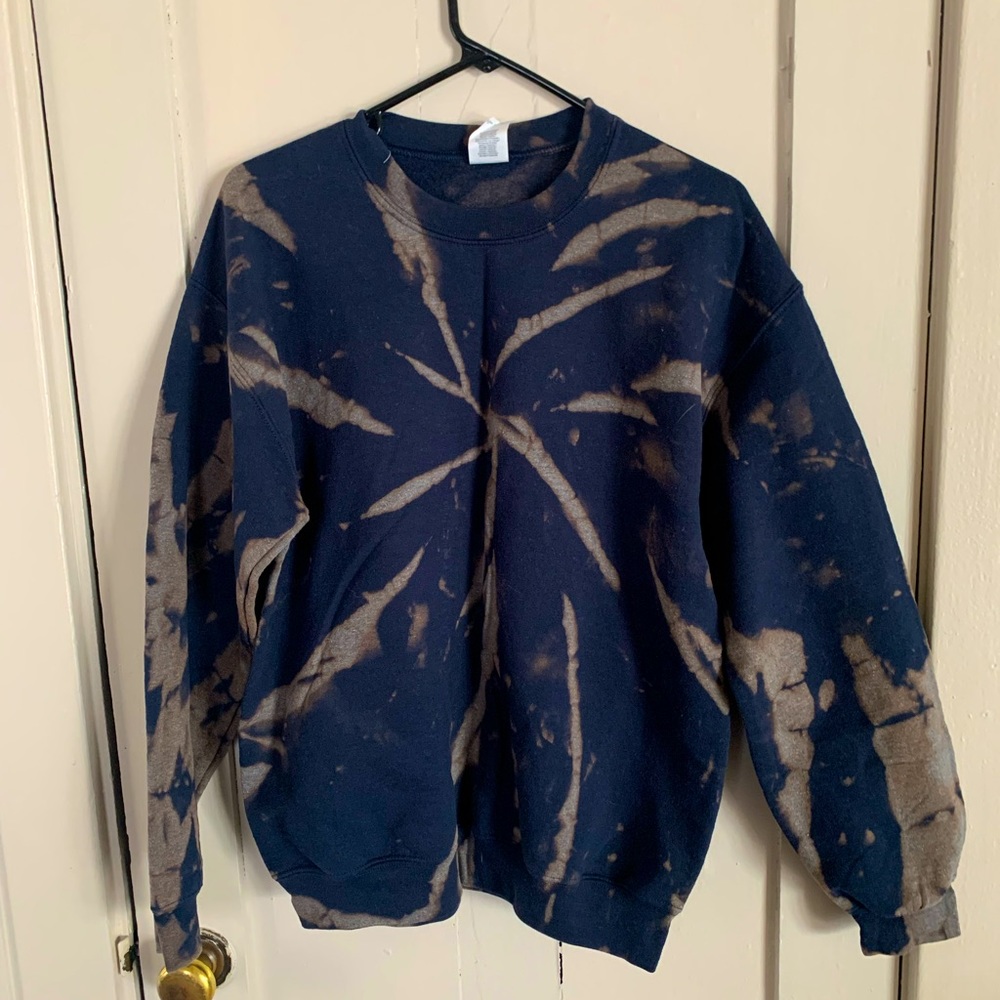 Hand Bleached Gildan Crewneck